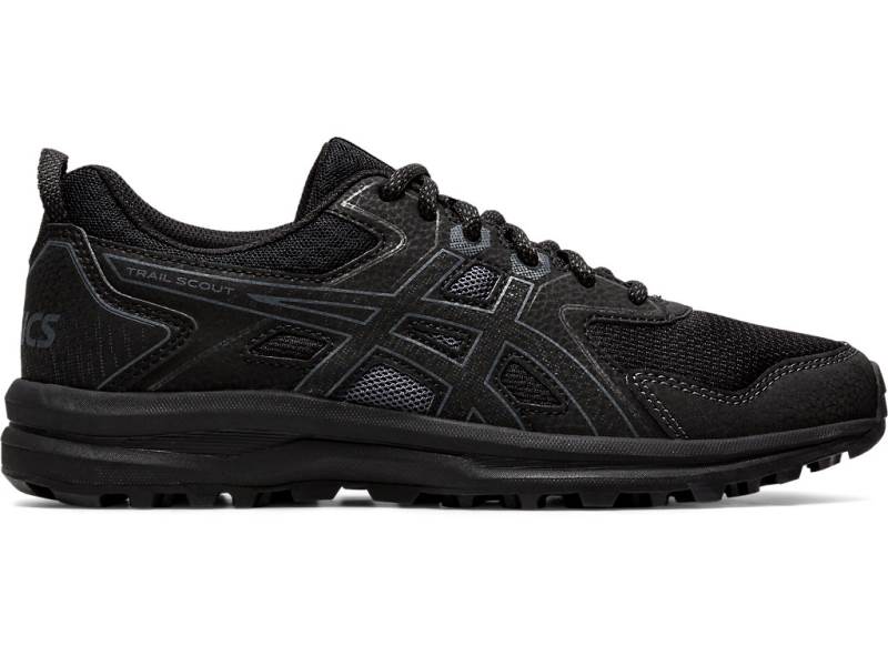 Dámské Trailove Boty Asics versatile TRAIL SCOUT Wide Černé 98734BUNR